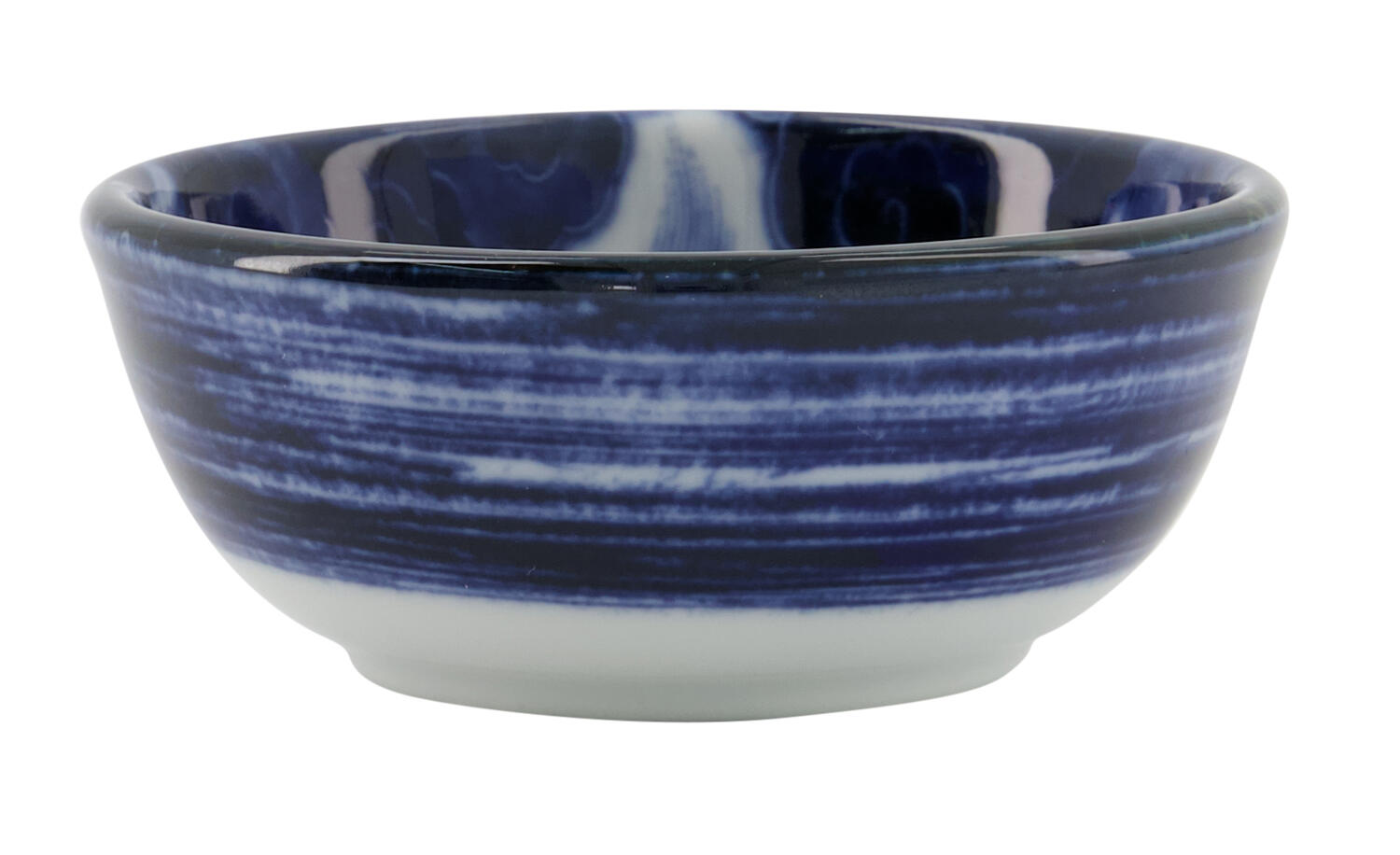 Japonism Lion skål, blå/hvid - 95 ml